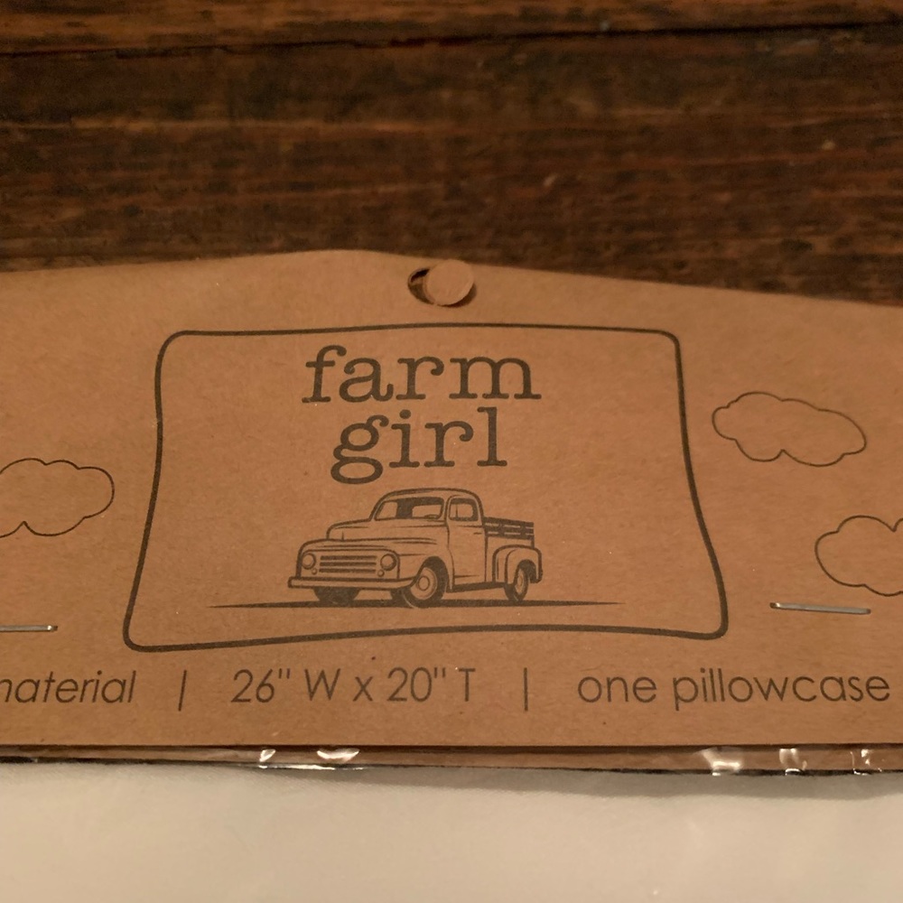 “Farm Girl” Pillow Case